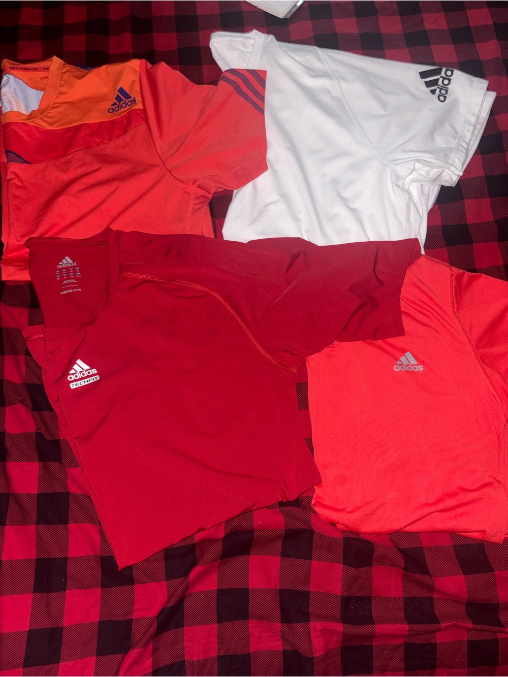 Set of 4 Adidas Men’s Performance Tees